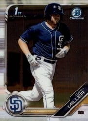 2019 Bowman Chrome Prospects Owen Miller #BCP-170 card