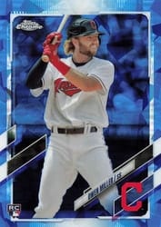 2021 Topps Chrome Update Sapphire Edition Base Set Owen Miller #US260 card