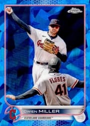 2022 Topps Chrome Update Sapphire Edition Base Set Owen Miller #US213 card