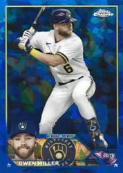 2023 Topps Chrome Update Sapphire Edition Base Set Owen Miller #USCS14 card