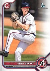 2022 Bowman Draft Base Set Owen Murphy #BD-145 card