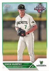 2023 Topps Pro Debut Base Set Owen Murphy #PD-135 card