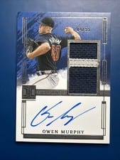 2024 Panini Impeccable Elegance Prospect Jersey Autographs Owen Murphy #EPJ-OM card