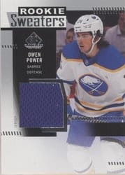 2022-23 SP Game Used Rookie Sweaters Owen Power #RS-OP card