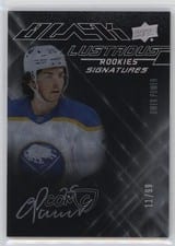 2022-23 SPx UD Black Lustrous Rookie Signatures Owen Power #LS-OP card