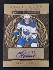 2022-23 Upper Deck Artifacts Aurum Signatures Owen Power #AS-OP card