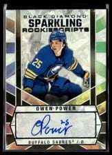 2022-23 Upper Deck Black Diamond Sparkling Rookie Scripts Owen Power #SCR-OP card