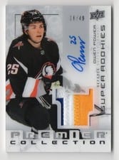 2022-23 Upper Deck Premier 2003-04 Rookie Autograph Patch Owen Power #SRR-OP card
