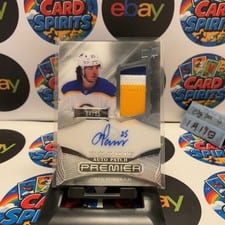 2022-23 Upper Deck Premier Acetate Rookie Autograph Patch Owen Power #AR-OP card