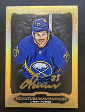 2022-23 Upper Deck Ultimate Collection Signature Masterpieces Owen Power #USM-OP card