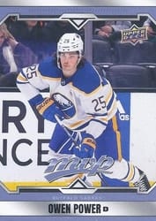 2024-25 Upper Deck MVP Base Set Owen Power #123 card