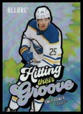 Owen Power 2025-26 Upper Deck Allure Hitting Their Groove card