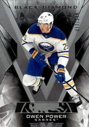 2025-26 Upper Deck Black Diamond Base Set Owen Power #BDB-OP card