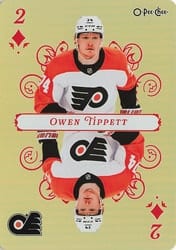 2025-26 O-Pee-Chee Playing Cards Owen Tippett #2-DIAMONDS card