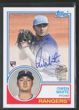 2024 Topps Archives Fan Favorite Autographs Owen White #83FF-OW card