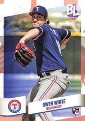 2024 Topps Big League Base Set Owen White #182 card