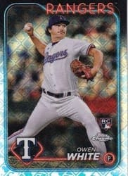 2024 Topps Chrome Logofractor Edition Base Set Owen White #211 card