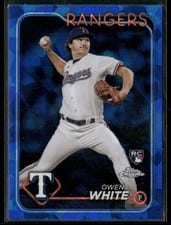 2024 Topps Chrome Sapphire Edition Base Set Owen White #5 card