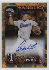 2024 Topps Chrome Sapphire Edition Chrome Sapphire Autographs Owen White #CSA-OW card