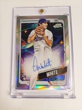 2024 Topps Cosmic Chrome Autographs Owen White #CCA-OW card