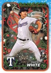 2024 Topps Holiday Base Set Owen White #H143 card