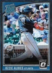 2018 Donruss Optic Base Set Ozzie Albies #36 card