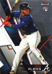 2018 Finest Base Set Ozzie Albies #103 card