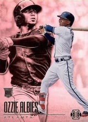 2018 Panini Chronicles Illusions Ozzie Albies #17 card