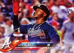 2018 Topps Base Set Ozzie Albies #276 card