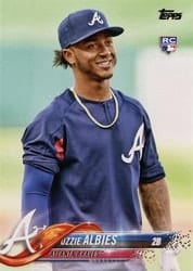 2018 Topps Base Set Ozzie Albies #276 card