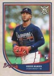 2018 Topps Big League Base Set Ozzie Albies #48 card