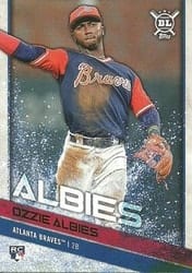 2018 Topps Big League Base Set Ozzie Albies #48b card