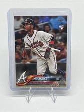 2018 Topps Chrome Ozzie Albies #72 card