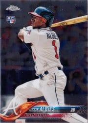 2018 Topps Chrome Update Base Set Ozzie Albies #HMT27 card