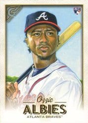2018 Topps Gallery Base Set Ozzie Albies #67 card