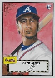 2018 Topps Gallery Heritage Ozzie Albies #H-18 card