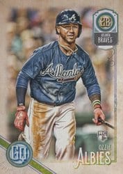 2018 Topps Gypsy Queen Base Set Ozzie Albies #163 card