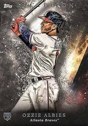 2018 Topps Inception Base Set Ozzie Albies #73 card
