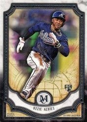 2018 Topps Museum Collection Base Set Ozzie Albies #87 card