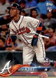 2018 Topps Opening Day Base Set Ozzie Albies #13 card