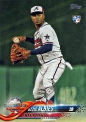 2018 Topps Update Base Set Ozzie Albies #US162 card