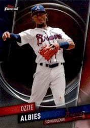 2019 Finest Base Set Ozzie Albies #59 card