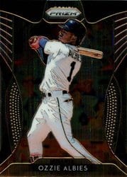 2019 Panini Prizm Base Set Ozzie Albies #161 card