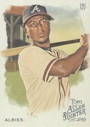 2019 Topps Allen & Ginter Base Set Ozzie Albies #13 card