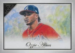 2019 Topps Gallery Base Set Ozzie Albies #87 card