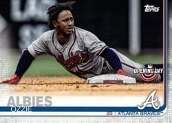 2019 Topps Opening Day Base Set Ozzie Albies #98 card