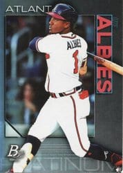 2020 Bowman Platinum Base Set Ozzie Albies #11 card