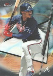 2020 Finest Base Set Ozzie Albies #101 card