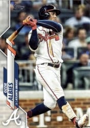 2020 Topps Base Set Ozzie Albies #480 card