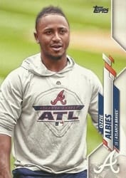 2020 Topps Base Set Ozzie Albies #480b card